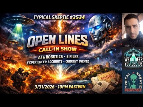 📞 LIVE CALL-IN SHOW — OPEN LINES - AI Takeover, Epstein Files & UFO Encounters - TSP # 2534