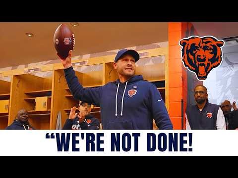 EMOTIONAL SPEECH SHOOK THE LOCKER ROOM AFTER THE GAME AGAINST THE PATRIOTS! CHICAGO BEARS NEWS.