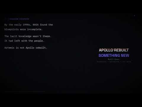 We Forgot How to Go to the Moon