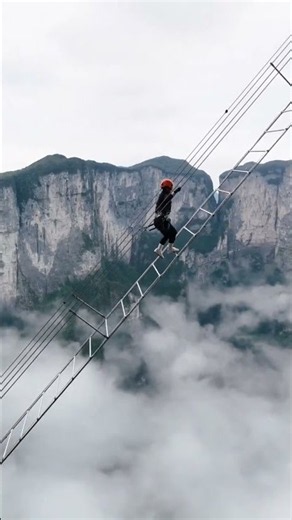 A sky-ladder day in Zhangjiajie