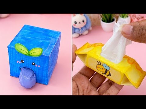 10 Easy craft ideas / miniature craft / Paper craft/ how to make /DIY school project/ Helena's Craft