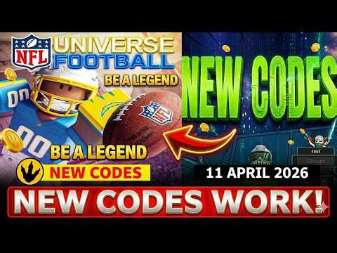 *NEW WORKING CODES* [S5🔥] NFL Universe Football ROBLOX | ALL CODES | April 11, 2026