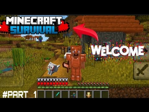 My new minecraft survival series #minecraft #part1 