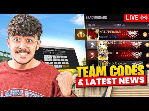 [LIVE] Doing 1vs 1 With Subscribers | Rank Push With Teamcode | Garena Free Fire