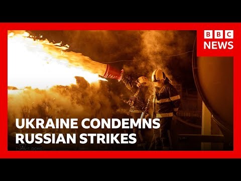 Ukraine condemns 'brutal' Russian strikes ahead of second day of peace talks | BBC News