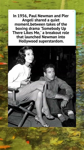 Paul Newman and Pier Angeli's Iconic 1956 Set Moment #PaulNewman #PierAngeli #ClassicHollywood