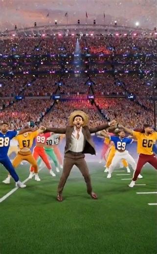 halftime count down 3 mins left on the game let's goo Bad Bunny Seattle Seahawks New England