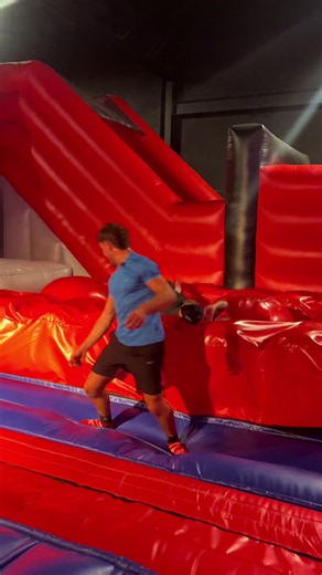 why he do that | Fastest Ninja Warrior Run