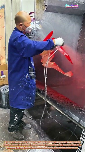 The Art of Industrial Spray Painting of Parts