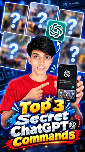 Top 3 Secret ChatGPT Commands 🔥 | Create Amazing AI Images | ChatGPT Prompts