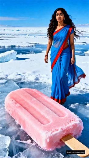 Grandmother makes chocolate ice cream using ice ❄️ #aishorts #ice #aew #eft