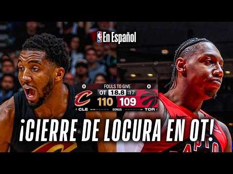 ¡DRAMA TOTAL EN OT! Cavs vs Raptors con final de fotografía | Narrado en Español