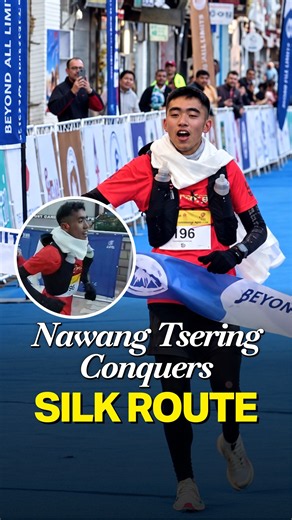 Nawang Tsering sets a record, completes 122-km Silk Route Ultra Ladakh Marathon in 12:12:18