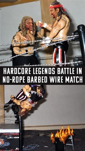 ECW legends battle in an insane No-Rope Barbed Wire Deathmatch! | ROP Wrestling 2005 #ecw #wwe #aew