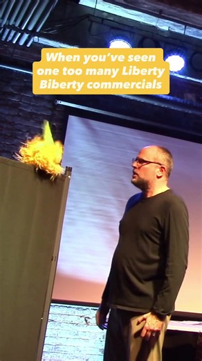 When you’ve seen one too many Liberty Biberty commercials. | liberty