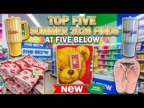 Top 5 VIRAL Five Below Summer Finds You Need ASAP! ⛱️☀️😎