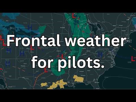 Weather fronts explained for pilots (in 97 seconds).