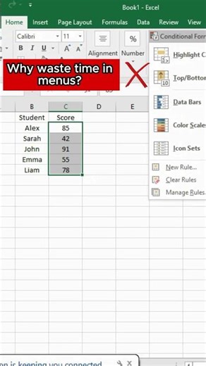 Data Bars & Color Scales in 1 Click! 🚀 #Excel #ExcelTips #Shorts #YourSkillUpLab