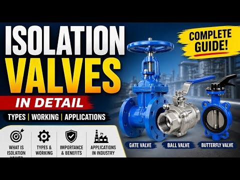 Isolation Valves Explained | Types, Working & Applications (Full Guide) 