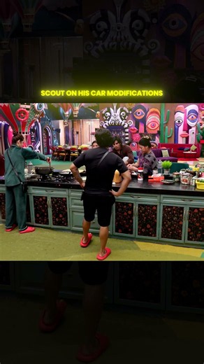 Scout on his car modification🔥| #scoutop #biggboss #scoutarmy #bb20 #shorts #gaming