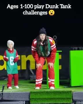 Ages 1-100 play Dunk Tank challenges#mrbeast#NOTHING-EXPRESS