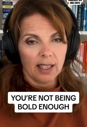 If you want real progress and innovation, you have to raise your tolerance for risk. Give your team room to test bold ideas and learn from what doesn’t work. Ania Smith - CEO of Taskrabbit #leadership #innovation #bebold #motivational #podcast
