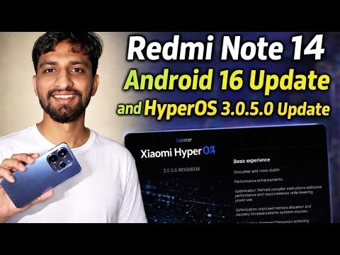 Redmi Note 14 after Android 16 Update and HyperOS 3.0.5.0 update Dynamic Island new Battery feature