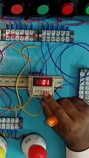On/Off delay timer. #youtubeshorts #electrical #technology #tech