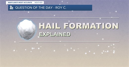How does hail form?