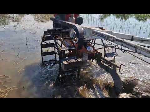 INCREDIBLE FARMING TRICK! WATCH MODERN MACHINES PLOW FLOODED LAND WITH EASE - Agriculture Farming