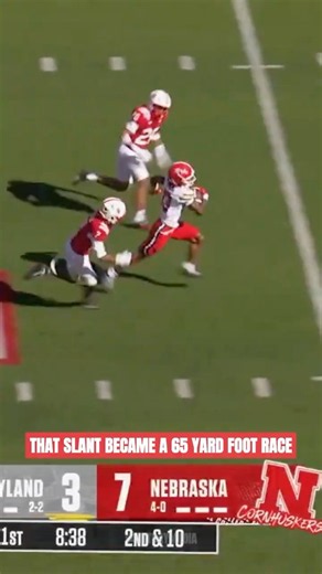 Chris Durr Jr. Turns a Slant Into a 65 Yard TD 💨