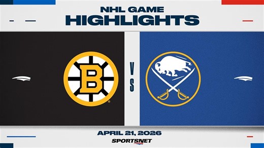 NHL Game 2 Highlights | Bruins vs. Sabres - April 21, 2026