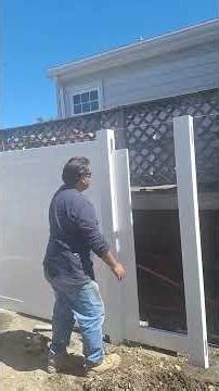 Building A strong Vinyl Fence Like The Pros Do Fence installation