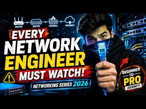 Every Network Engineer Must Watch 🔥 Complete Networking Series 2026 #tgmacademy #ittraining