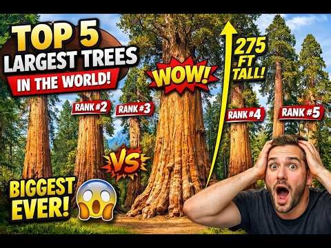 Top 5 Largest Trees in the World 🌳 Biggest Trees Ever Discovered!