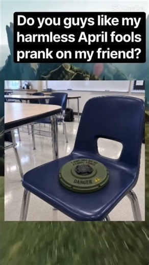 My harmless April fools prank on friend 🤣 💀 💀 💀… #funny