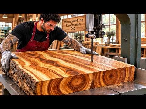 No One Expected These Old Wood Panel to Become a Strong Furniture