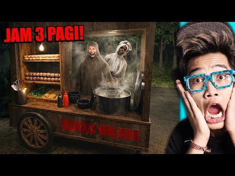 SERAM! JUAL BAKSO MALANG ANOMALI TEPAT TENGAH MALAM, ADA SUNDEL BOLONG, POCONG, KERANDA DI ROBLOX!!!