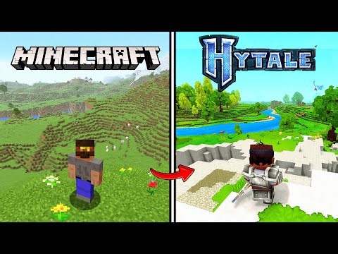Minecraft vs Hytale — Visual & Gameplay Comparison