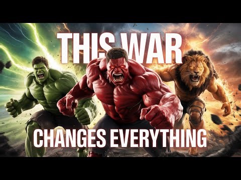 Ultimate Fantasy Showdown: Lion-Head Warrior vs Red & Green Hulk #LionWarrior #HulkBattle #Monster