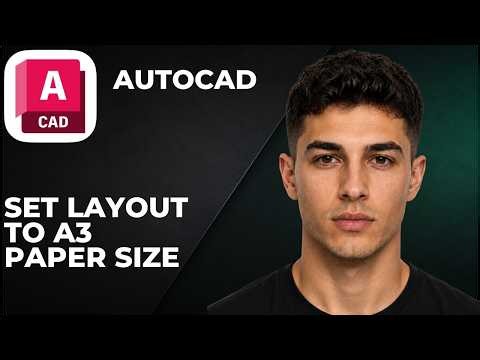 AutoCAD: How To Set Layout To A3 Paper Size (Step By Step Beginner Tutorial 2026)