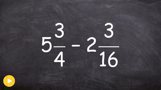 How to subtract mixed numbers by converting them to improper fractions