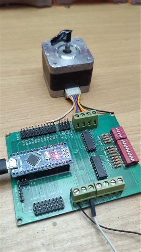 Arduino Stepper Motor Controller #kiyanislab #jlcpcb #arduinoproject #diyproject #steppermotor
