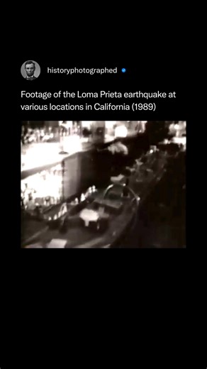 The Loma Prieta earthquake was a major seismic event that struck the San Francisco Bay Area on October 17, 1989. Measuring magnitude 6.9, the quake caused significant damage to infrastructure, including the collapse of the Cypress Structure, and resulted in 63 fatalities. Credit: @pbs | History In Pictures