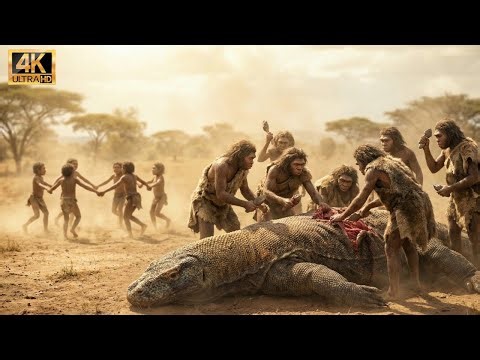 Life 3.2 Million Years Ago: The First Hunt for Survival (Homo Habilis Documentary) #Documentary