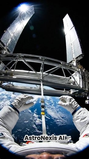 Walking in Space POV. #Space #Spacewalk #NASA #ISS