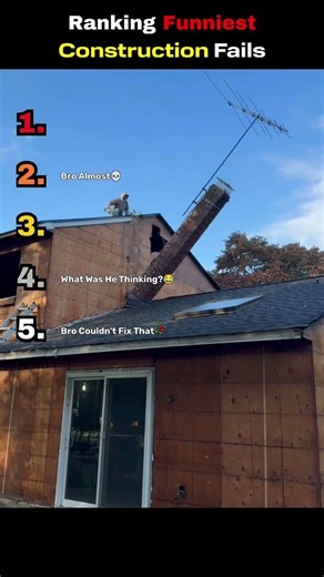 Ranking Worst Construction Disasters Ever Caught on Camera #fails #construction