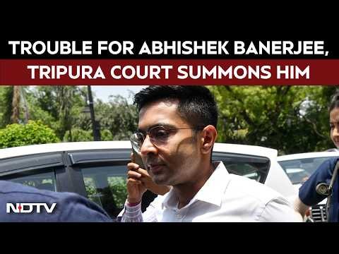 Abhishek Banerjee News | More Trouble For Abhishek Banerjee, Tripura Court Summons Him In 2021 Case