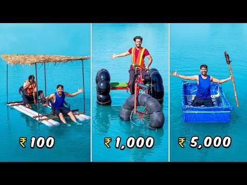 ₹10 vs ₹100 vs ₹5000 Boat Challenge 😱 | Kaun Banayega Best Boat ?