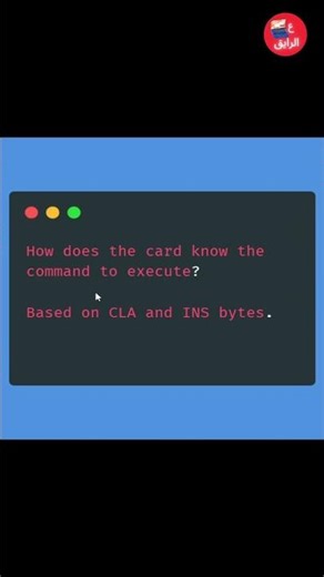 How does the card know the command to execute
